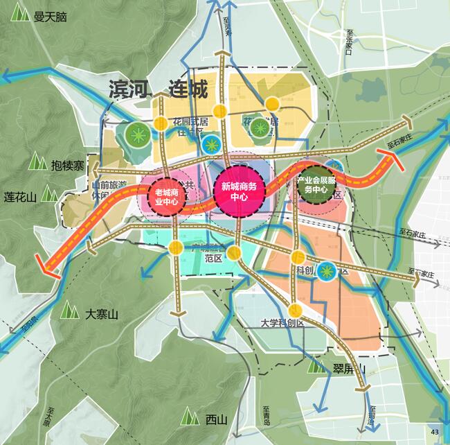 石家庄鹿泉区中心城区总体 城市设计