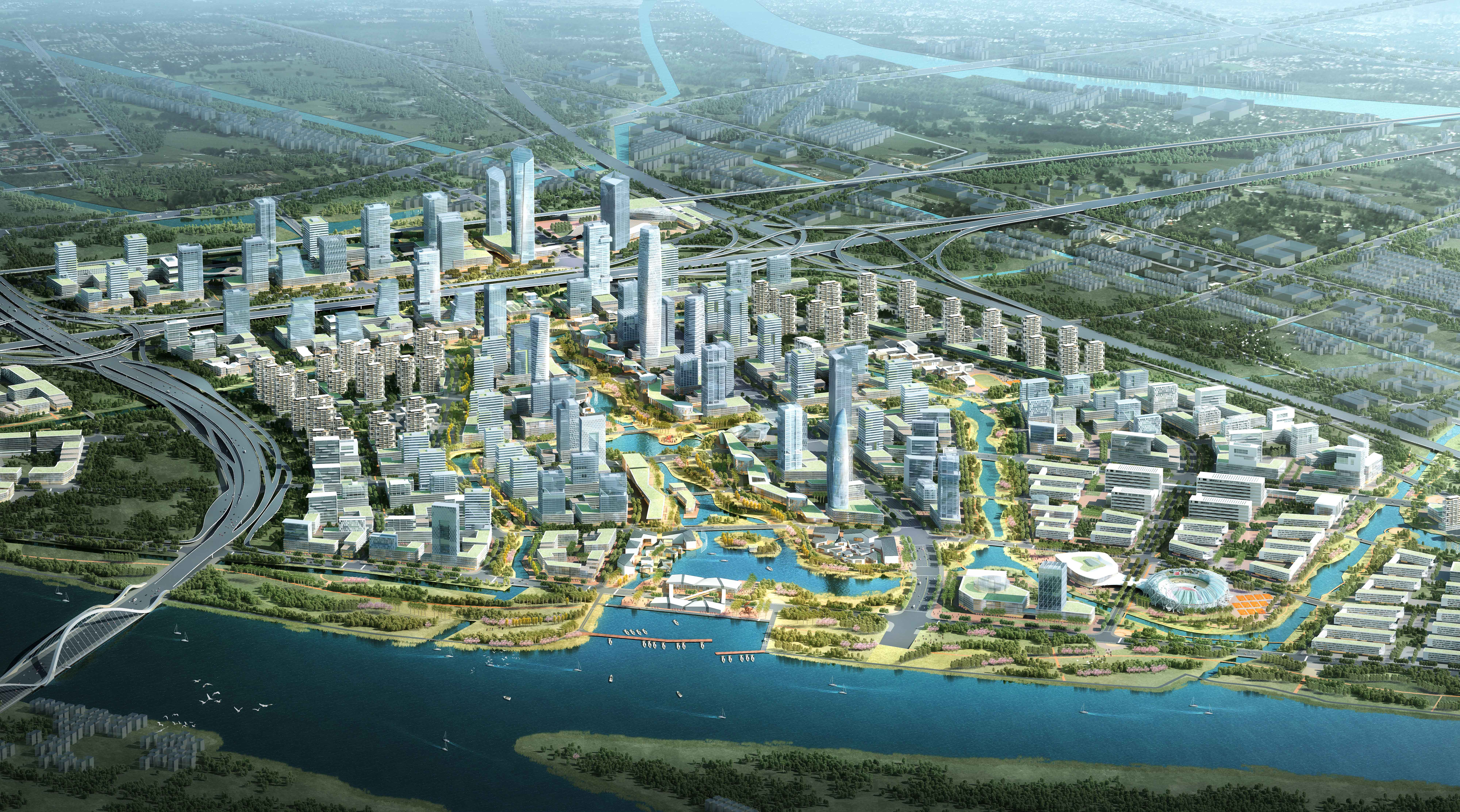 广州市南沙新区庆盛枢纽片区控规深化及城市设计