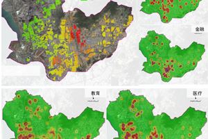 图4：POI及手机信令大数据分析