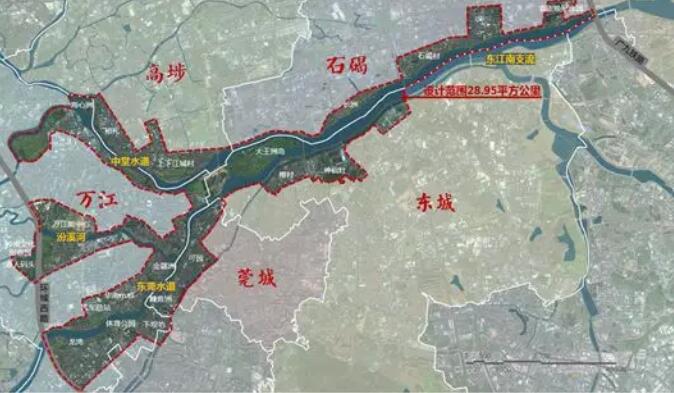 行动探索 | 东莞市“三江六岸”地区滨水旧城复兴计划